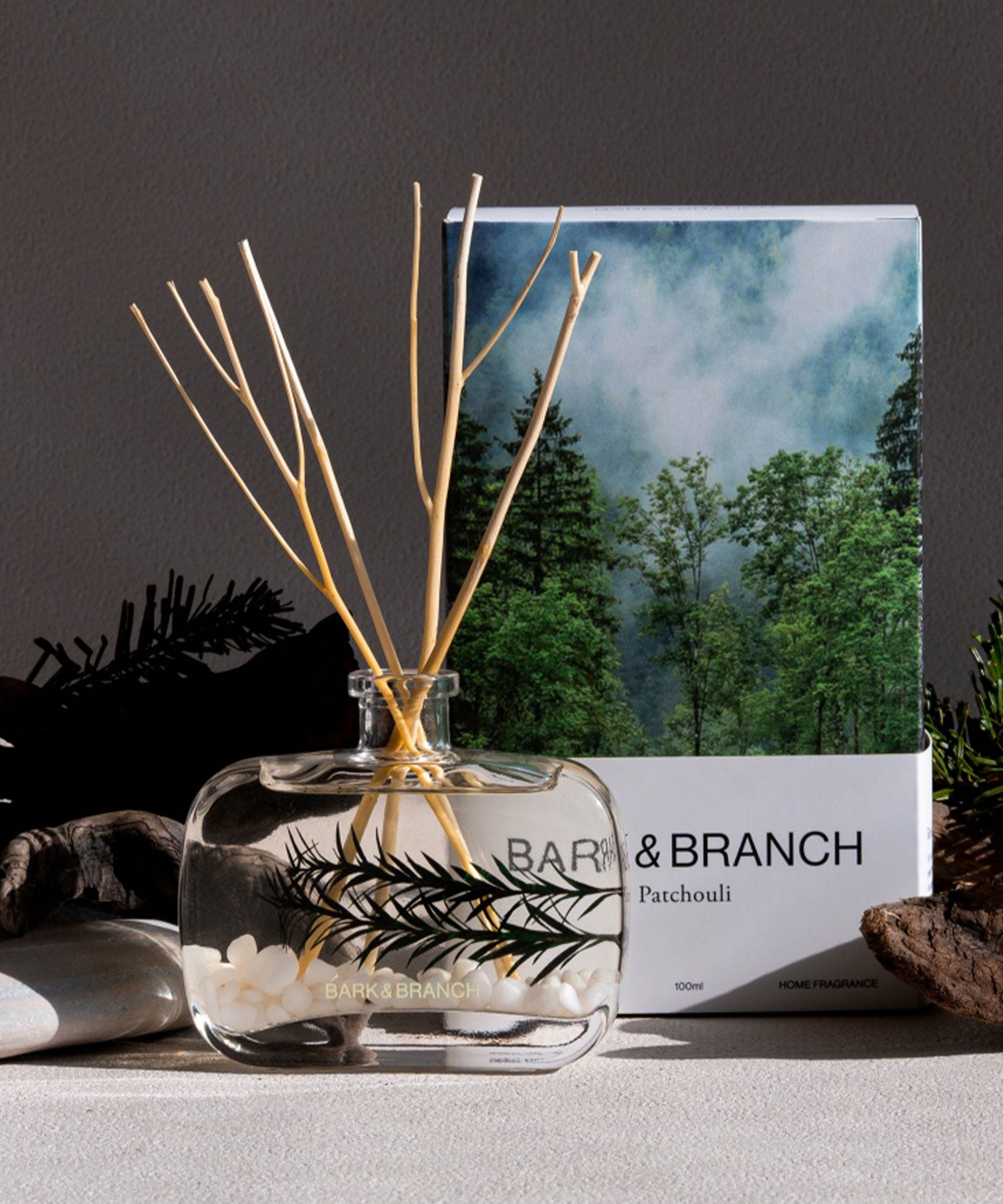 BARK&BRANCH ディフューザー100ml パチュリ – レイジースーザン 