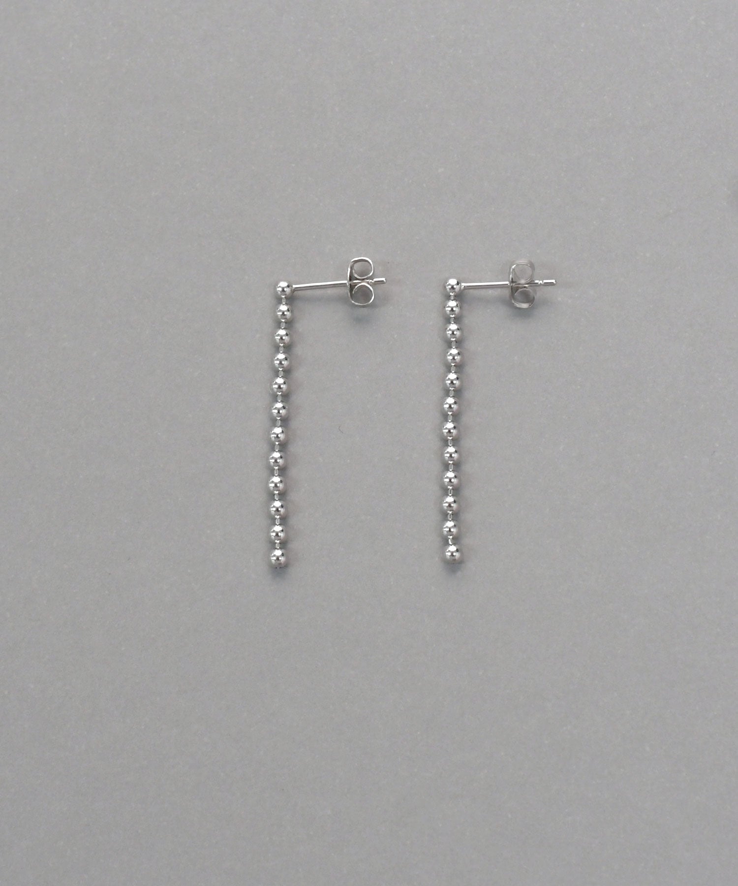 ピアス　EMCUS/エムカス　ボールチェーン3cm