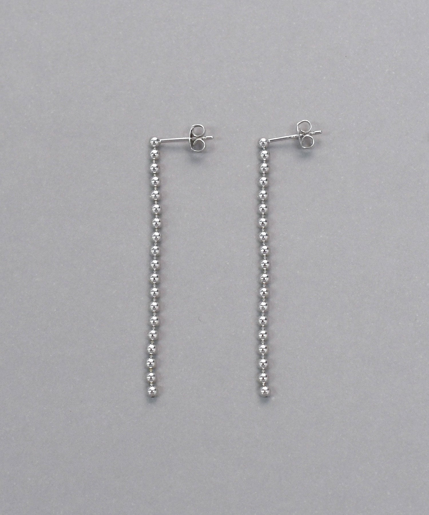 ピアス　EMCUS/エムカス　ボールチェーン5㎝