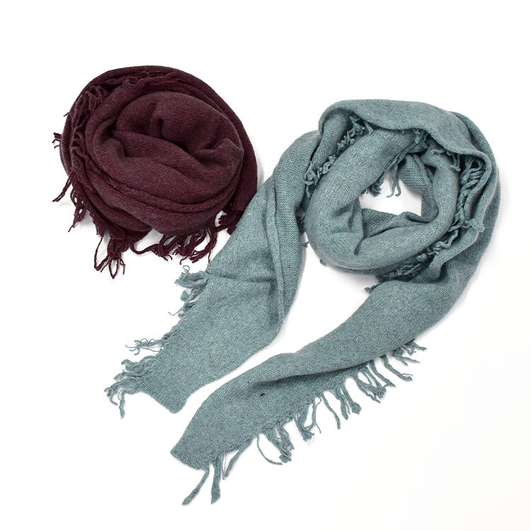 ストール　トライアングルフリンジ