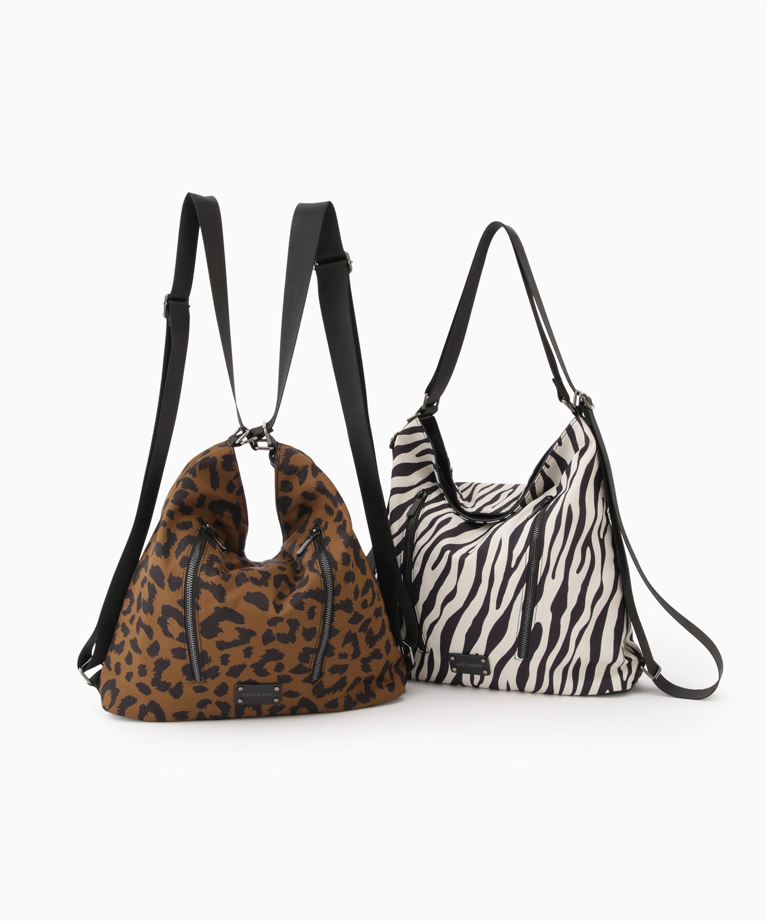 リュックバッグ　3WAYアニマルプリント