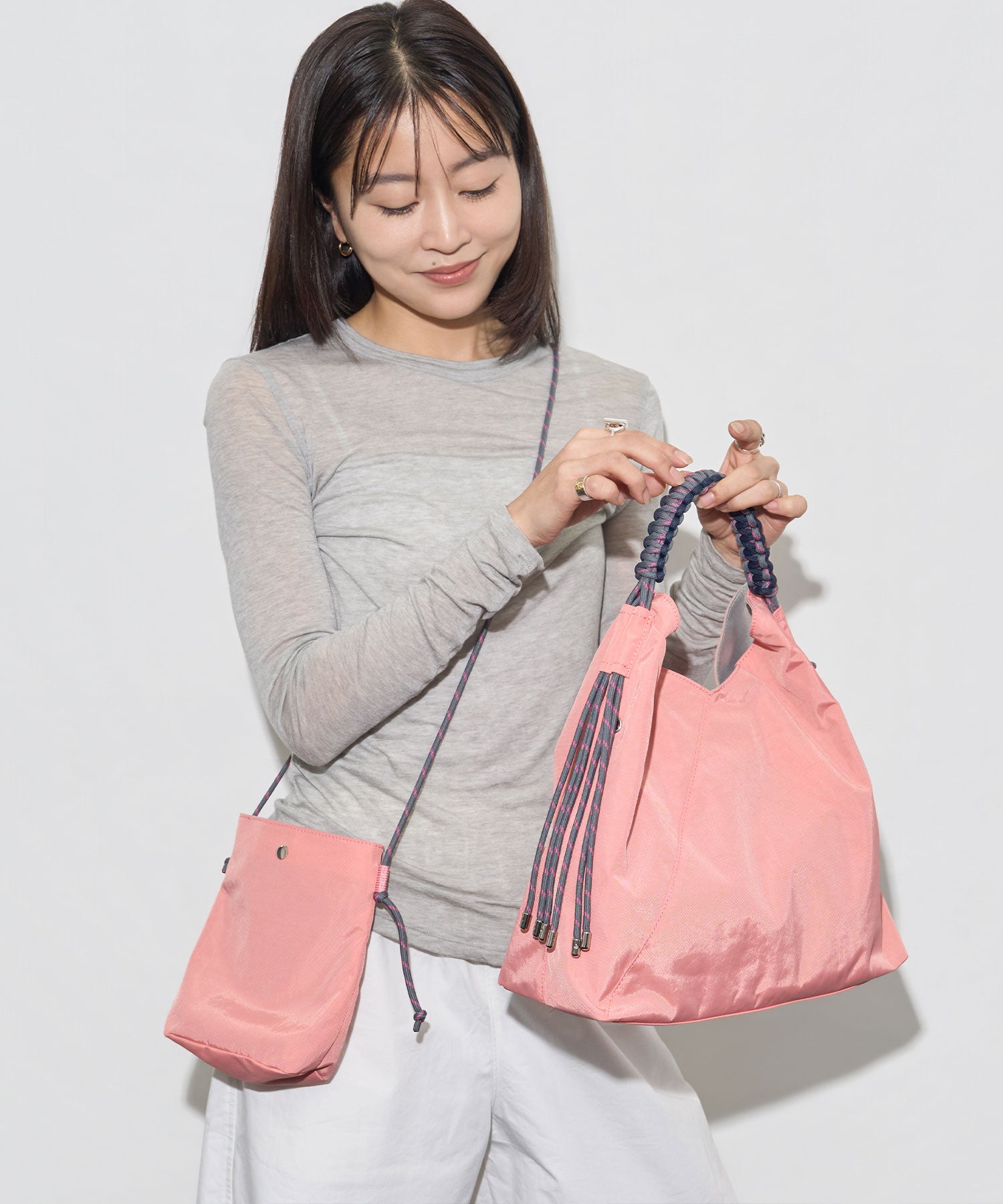 バッグ　ワンハンドルロープ　ショルダー（一部5月中旬お届け予定）