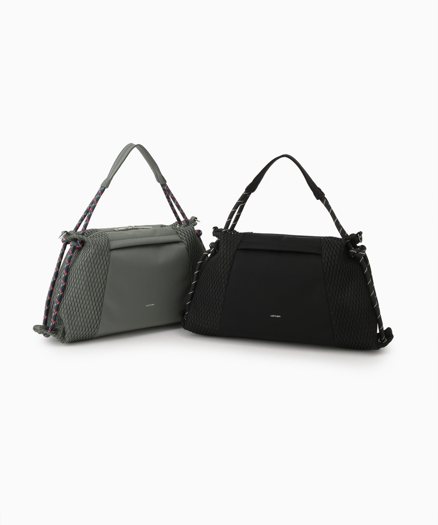 renoma メッシュショルダーバッグ ブラック/グレー⚠️早い者勝ち最終値下げ バッグ メッシュロープショルダー – レイジースーザン オンラインストア