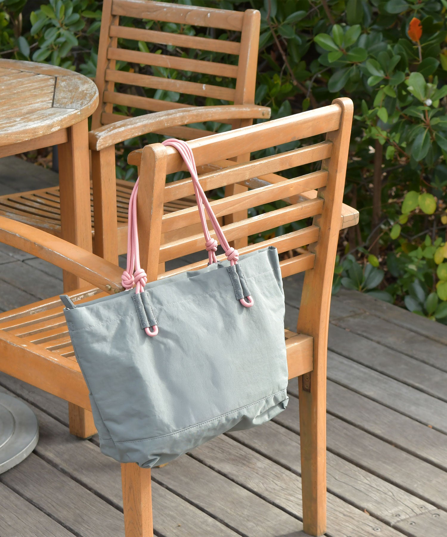 バッグ　ロープハンドルトート