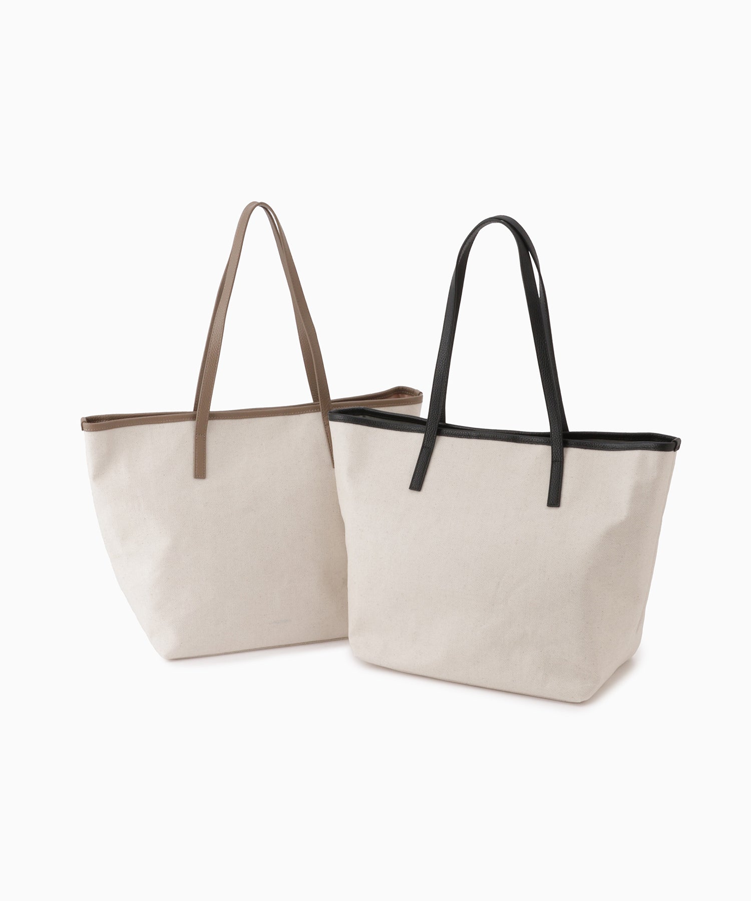 バッグ　レザーキャンバストミートート