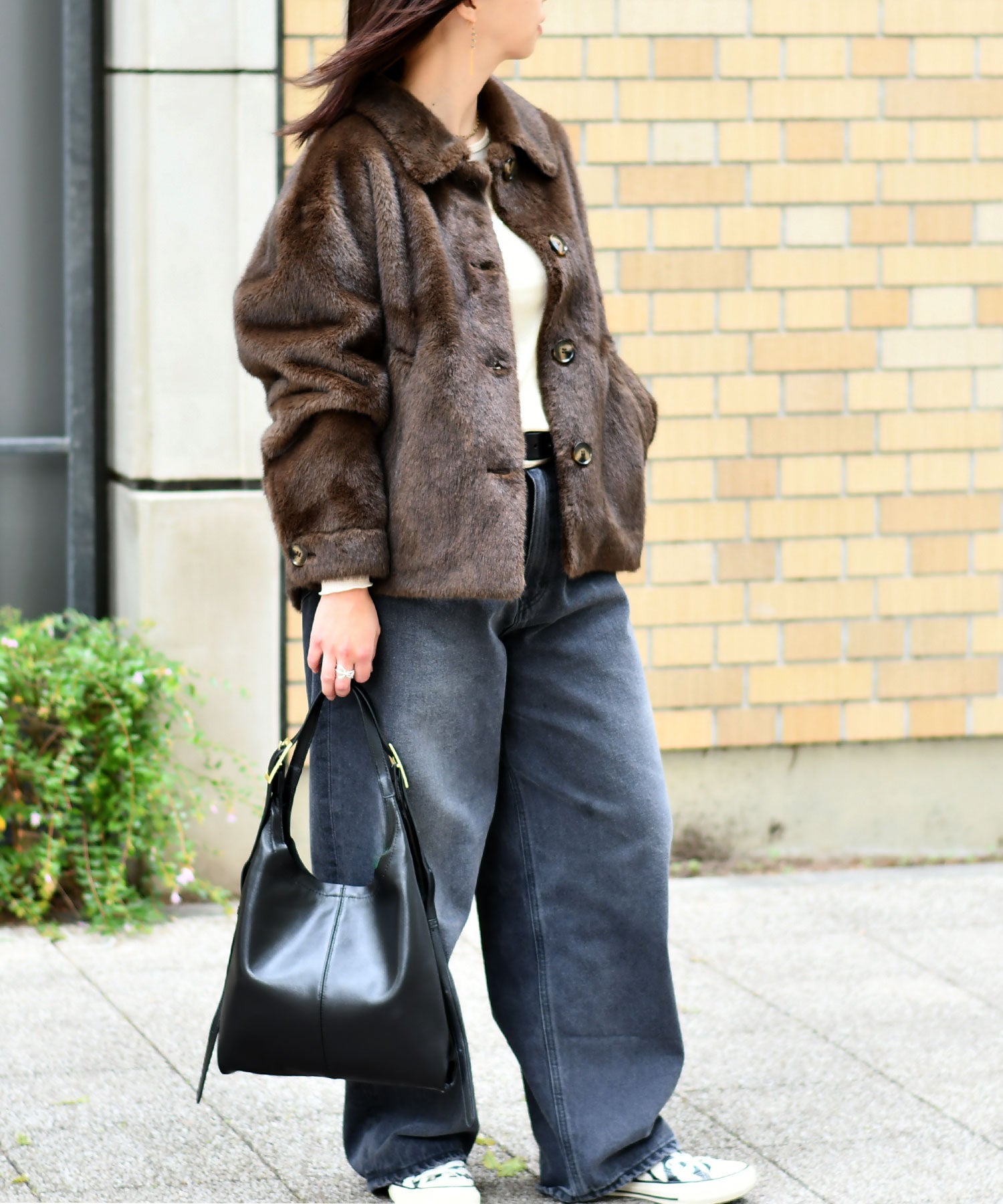 総丈92 シェヴァレーヌ グラマミンク ファーコート XL 毛並み◎なめし柔らか LAGUA GEM | FAUX ファーコート (コート ) |SHEL'TTER WEBSTORE