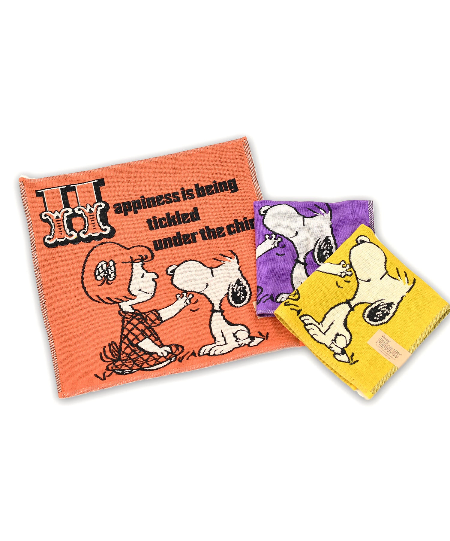 トリプルガーゼハンカチ　PEANUTS　コンビ