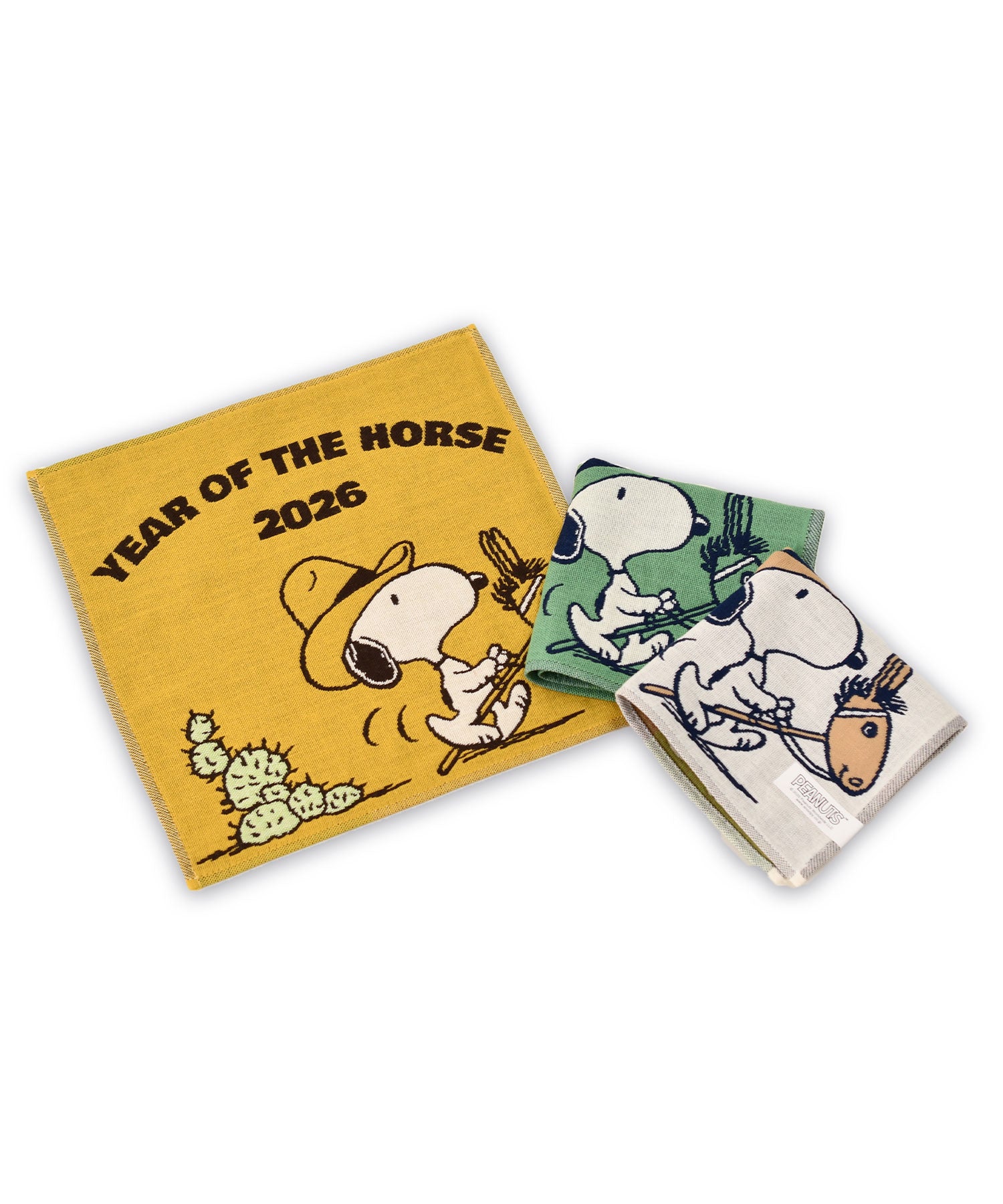 トリプルガーゼハンカチ　PEANUTS　モクバ