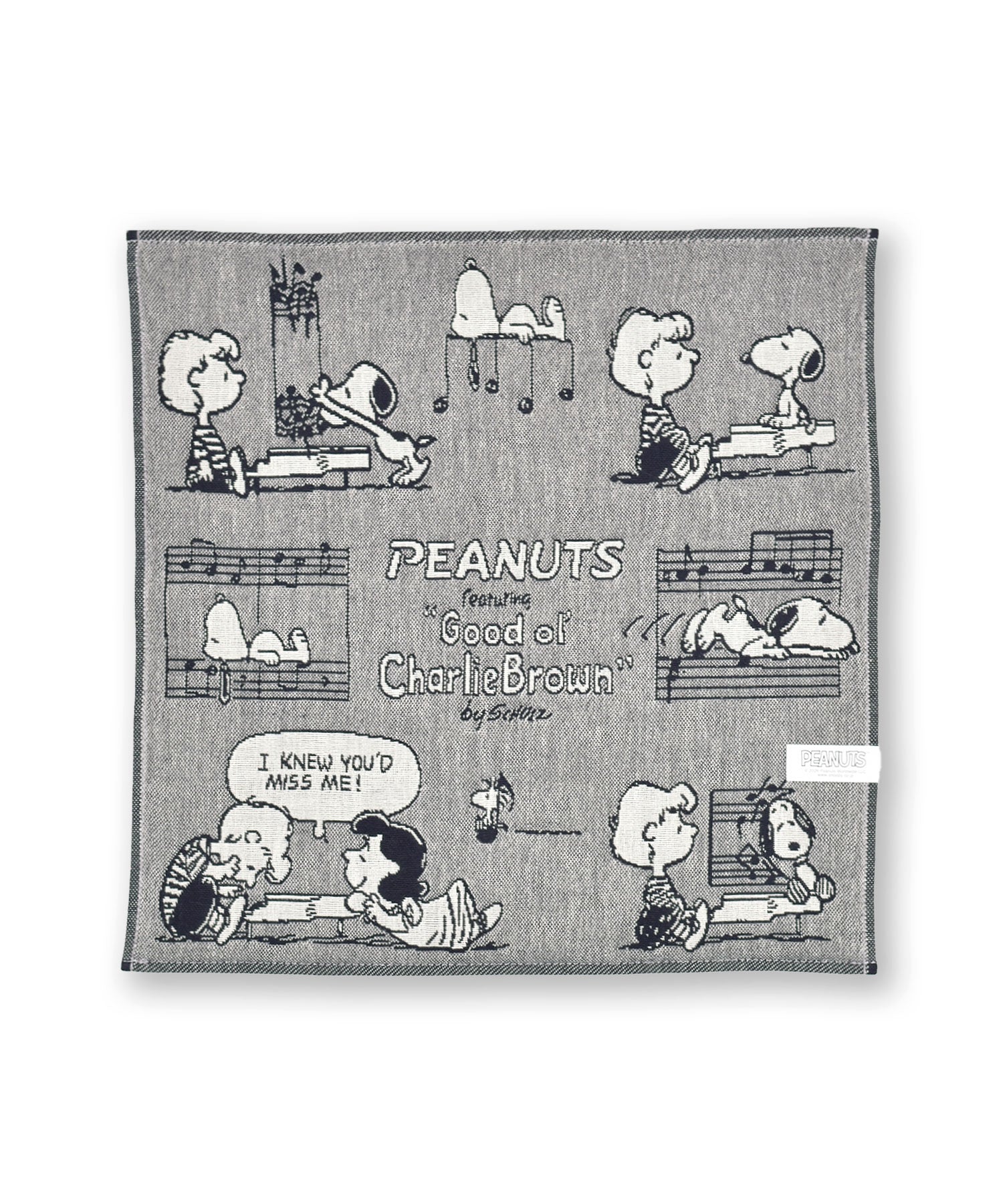 トリプルガーゼハンカチ　PEANUTS　ミュージック26