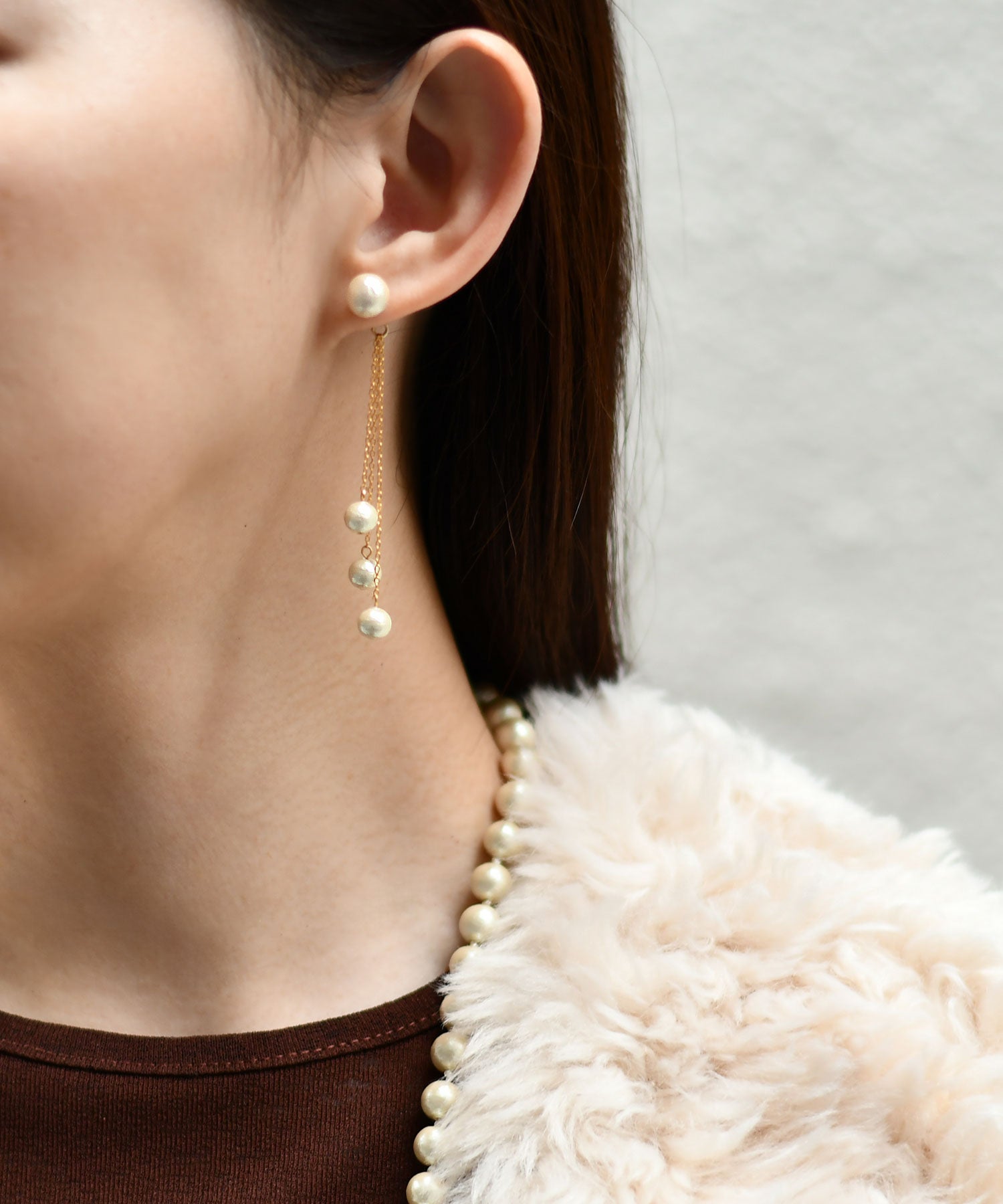 ピアス　コズリ 023389P コットンパール