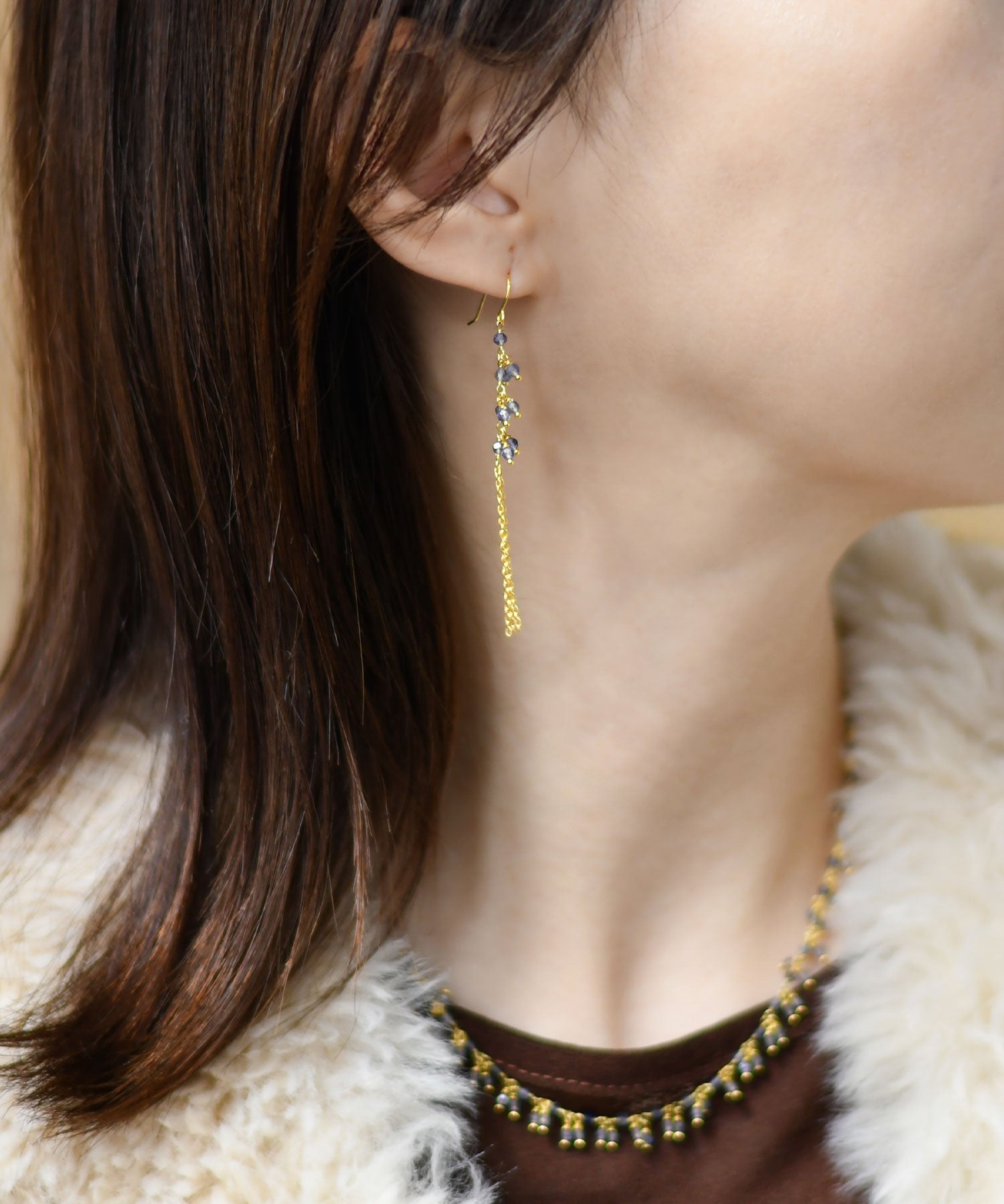 ピアス　コズリ 024152 アイオライト