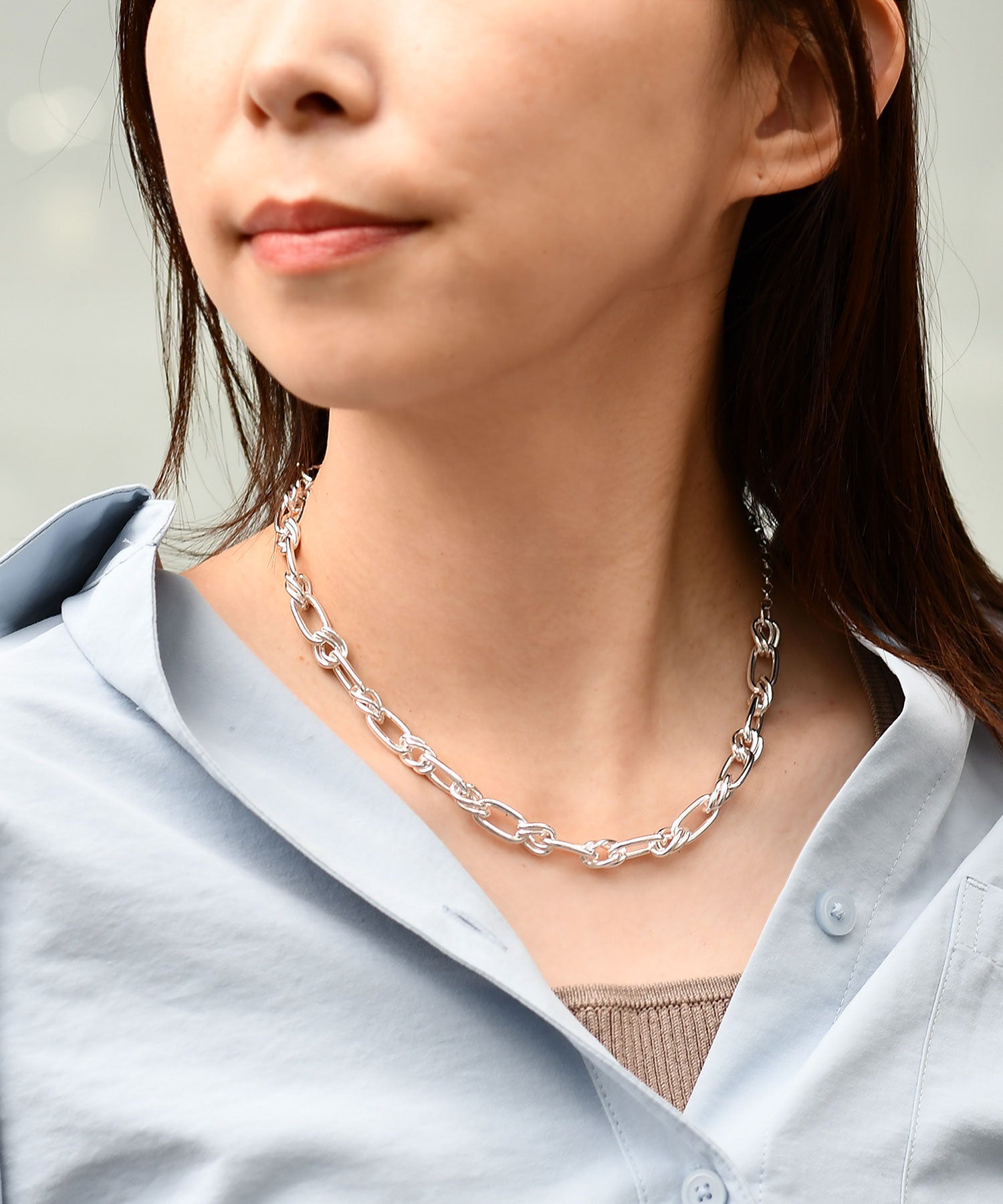 nothing andothdersシルバーチェーンネックレス nothing andothdersシルバーチェーンネックレス