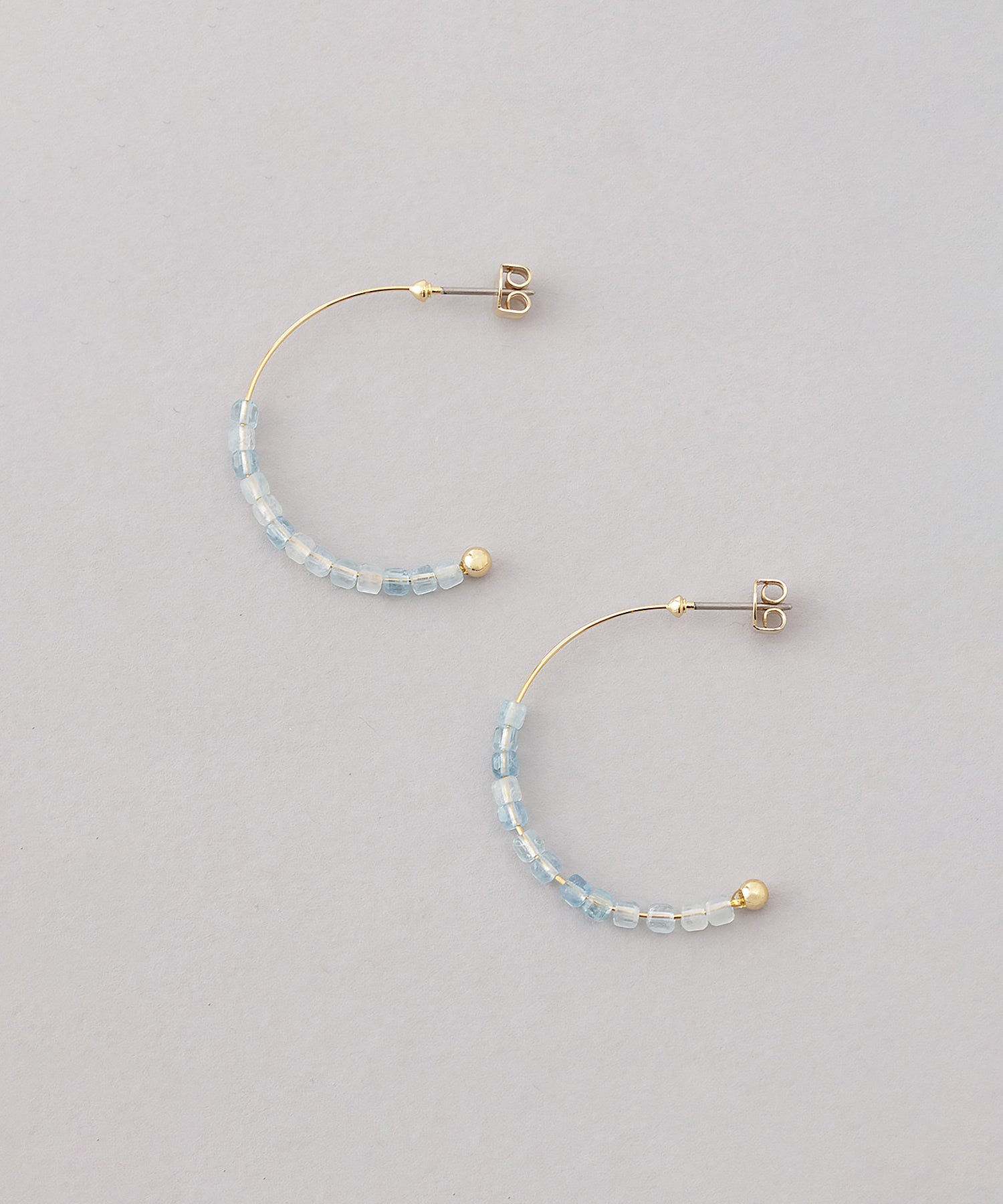 ピアス　beq Pettina/ベックペティーナ　アクアマリン