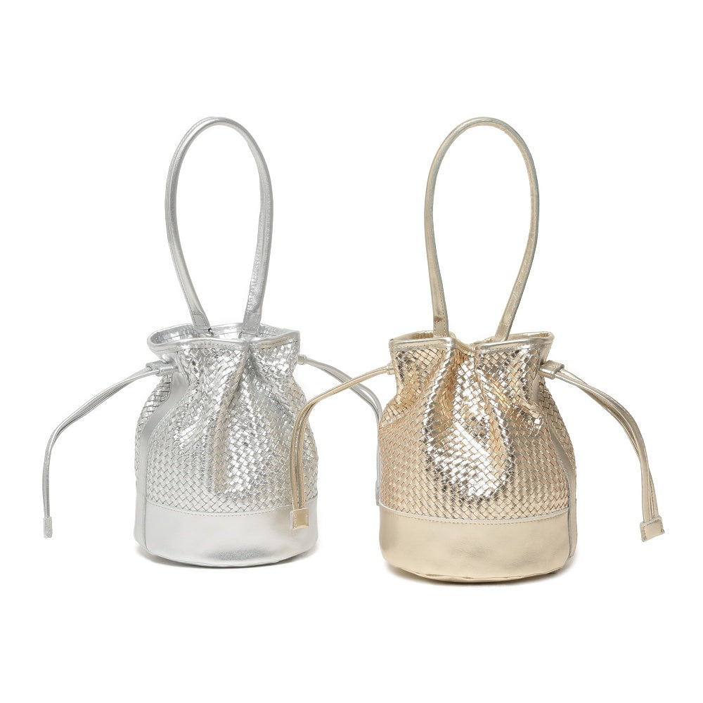 ［オンラインストアのみ］バッグ　perche/ペルケ　レザーメッシュバケット２WAY