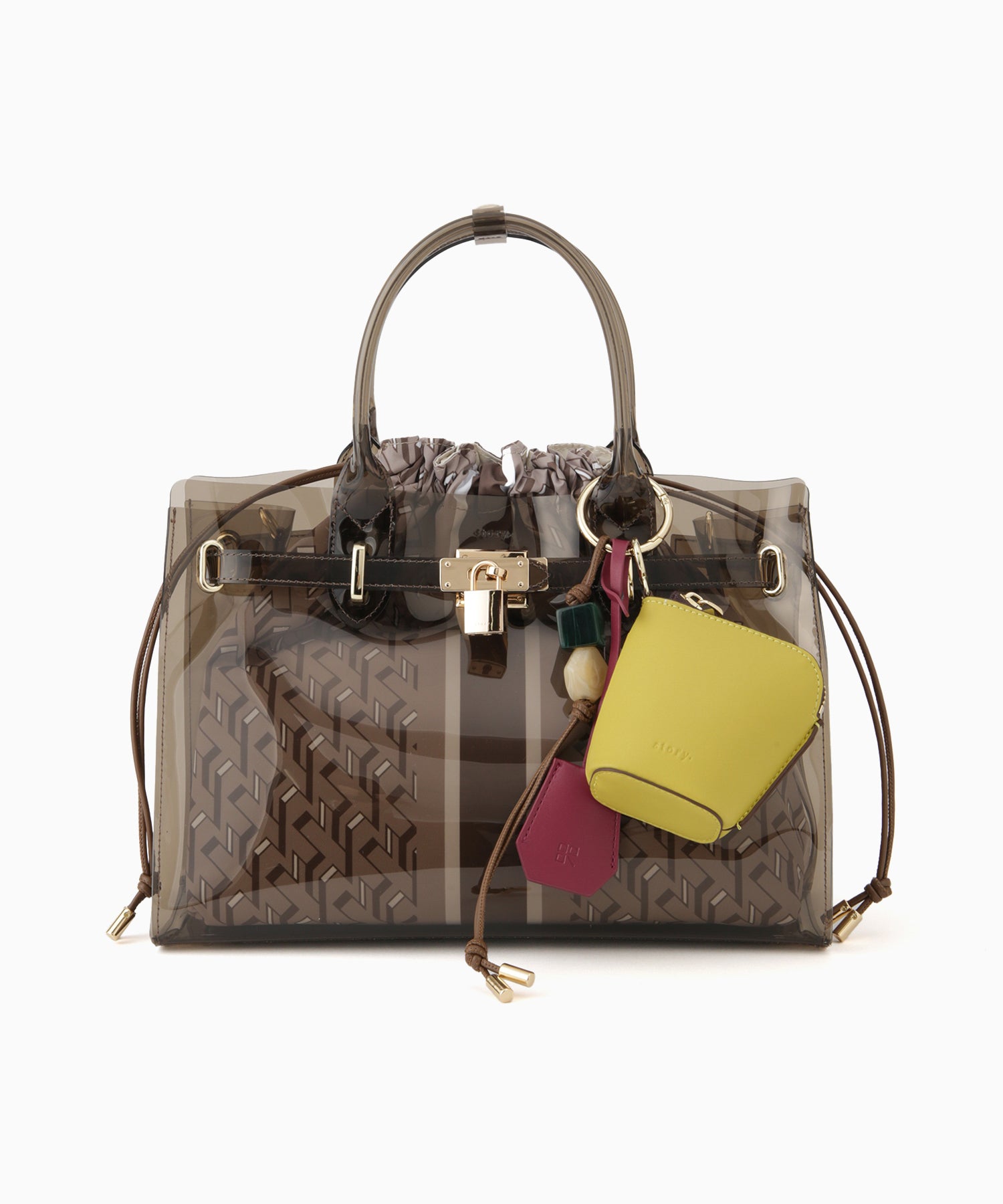 バッグ story./ストーリー ヒネリカナグクリアトート A5Size