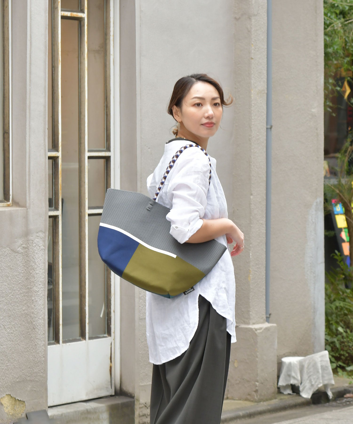 バッグ　TRICOTÉ /トリコテ　ハーフメッシュニット