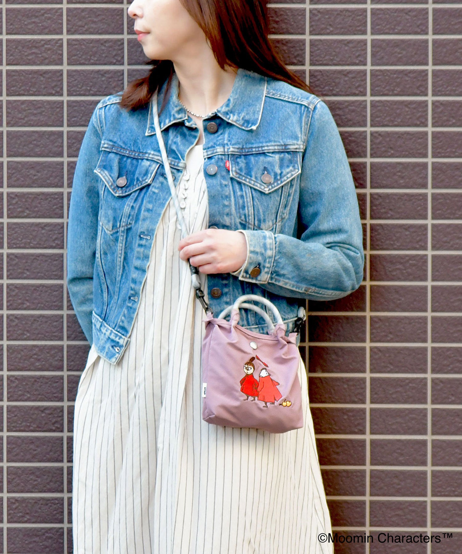 シシュウトートバッグSS　リトルミイ＆ニンニ