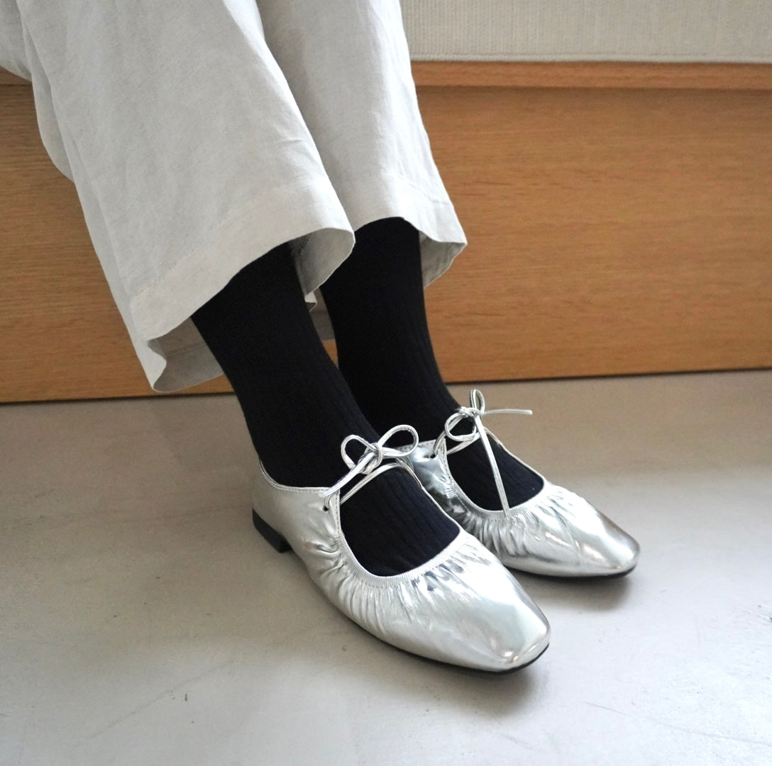MAEÉ マエエ　コンプレッションソックス　コットンリブ