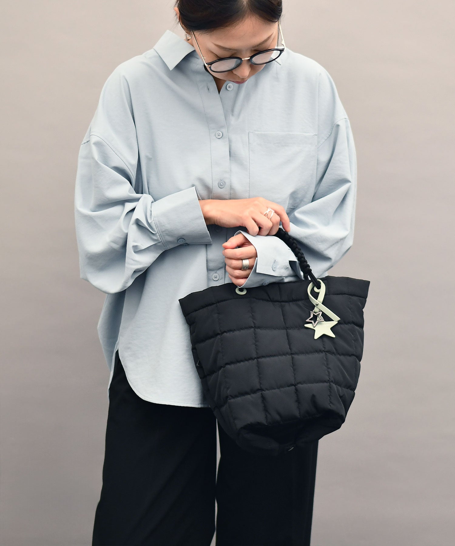 レイジースーザン ボンディング キルト 3ハンドル バッグ バッグ ボンディングキルト3ハンドル – レイジースーザン