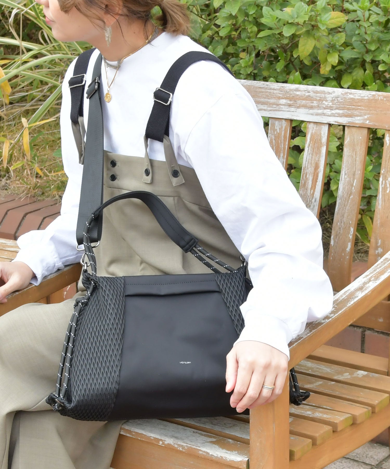 【ブラック】ロープショルダーバッグ ロープショルダーバッグ｜Rouge vif la cle / ルージュ・ヴィフ ラクレ