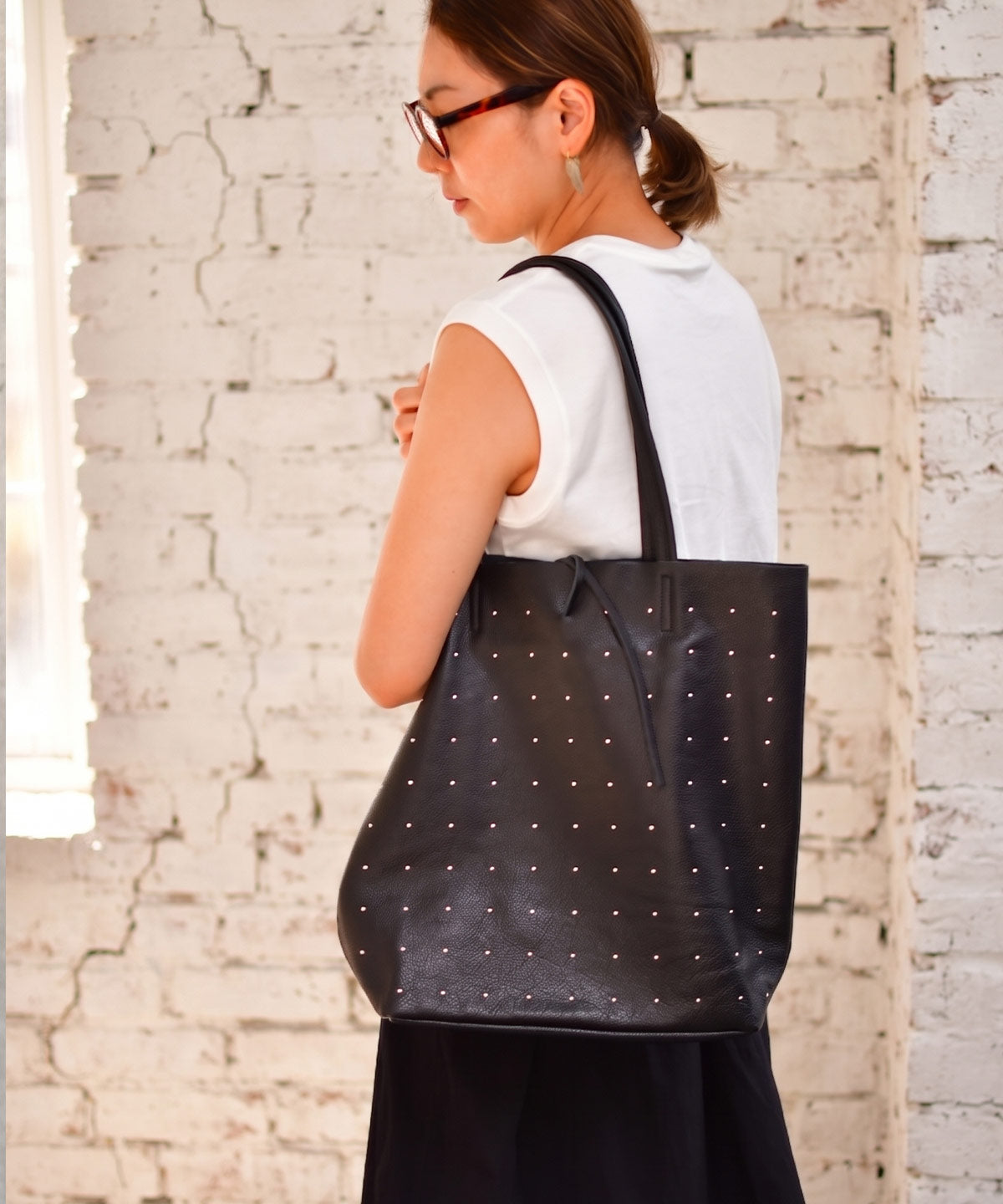 バッグ　MILLELA FIRENZE　スタッズトート