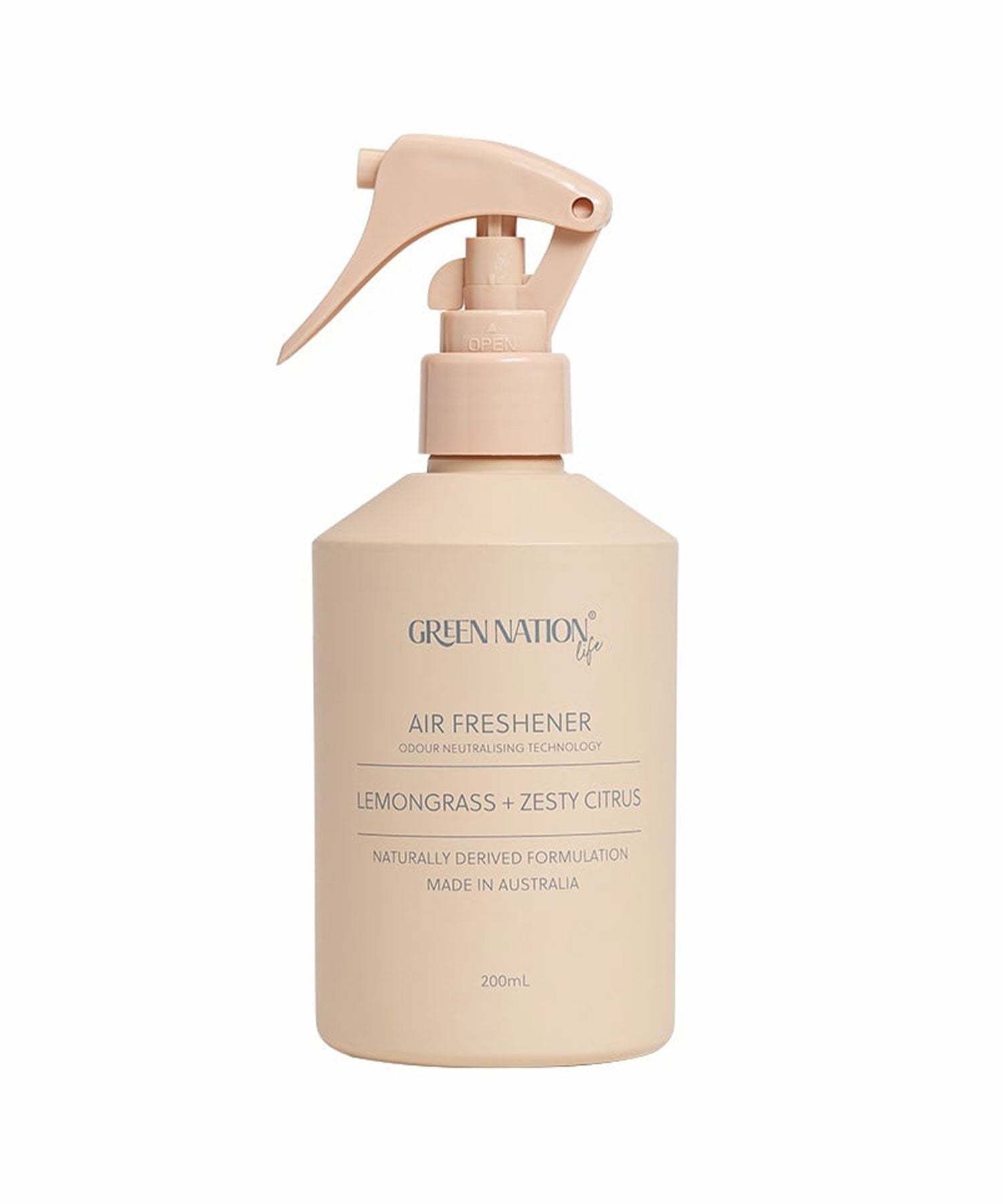 GREEN NATION life　エアフレッシュナー200ml　レモングラス＋ゼスティシトラス