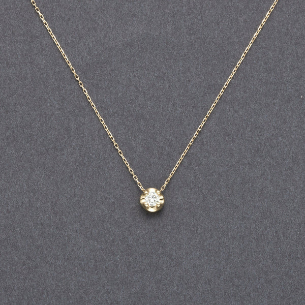 レイジースーザン　K18YG 0.02カラット ダイヤモンドネックレス レイジースーザンK18YG 0.02カラット ダイヤモンドネックレス