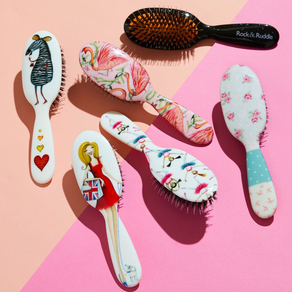 ロック&ラドル(Rock&Ruddle) ヘアブラシL レディバーズ